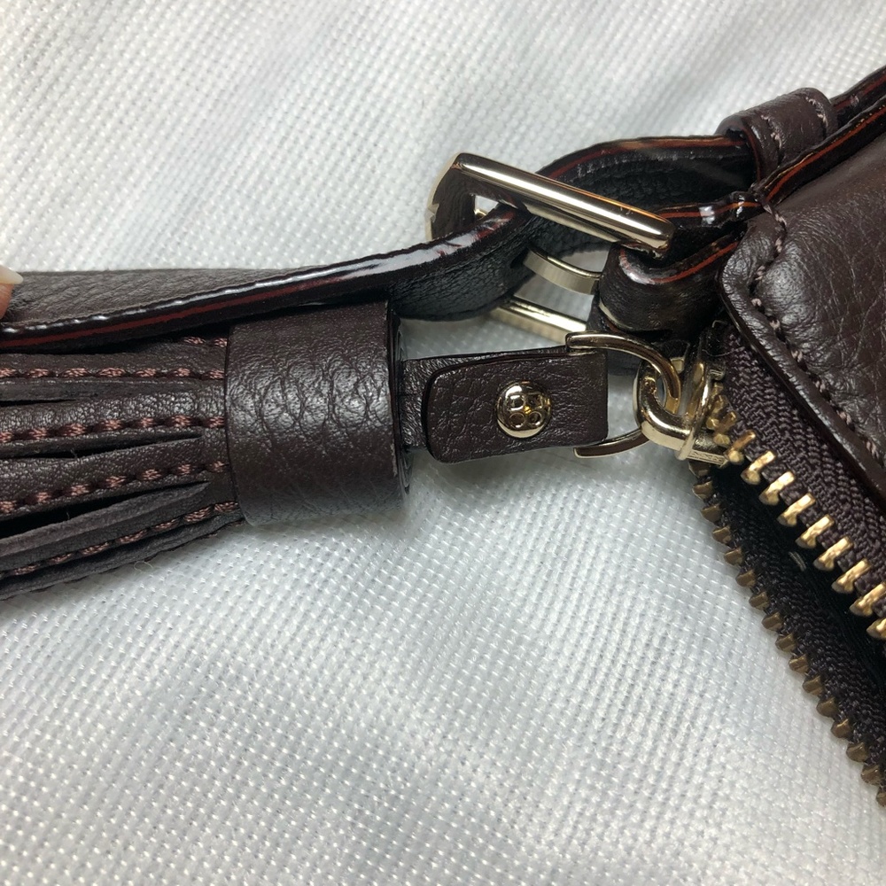 Kate Spade || NWOT || Dark Brown Large Shoulder Bag w/ Dustbag - Picture 7 of 13